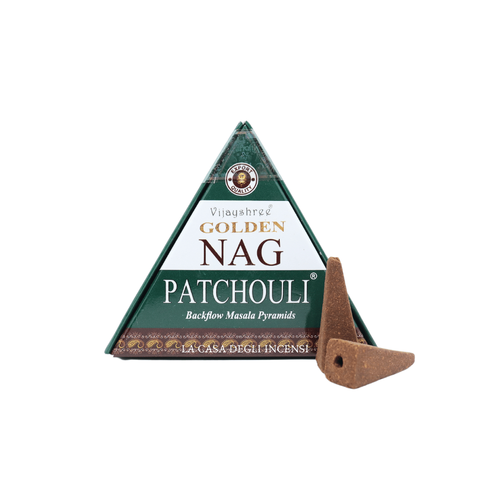 Patchouli - Coni Riflusso - Vijayshree Golden Nag - 10pz