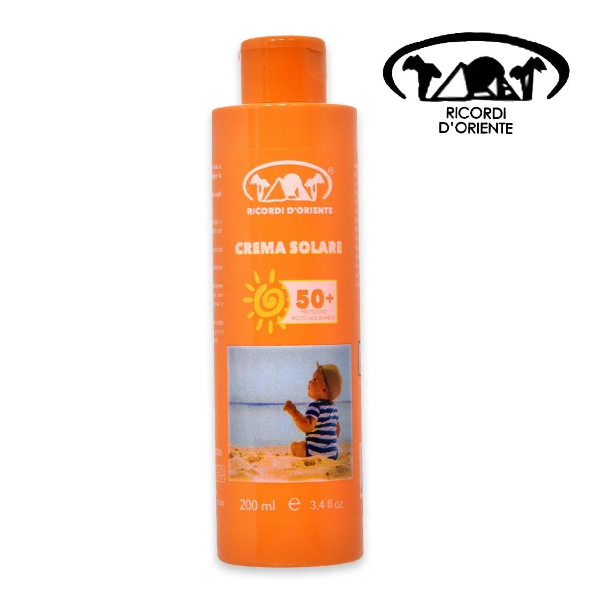 Ricordi d'oriente latte solare spf 50 + bambini 200 ml