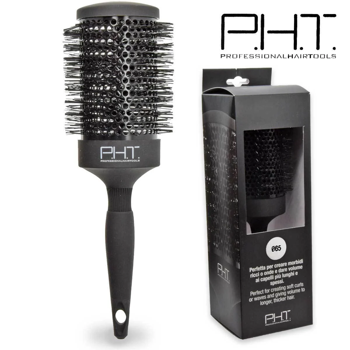 Pht spazzola termica rotonda 65 mm