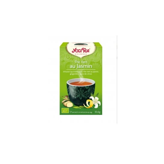 Tè Yogi Tè Verde Tè Verde Tè Verde Gelsomino Tè Verde 17 Bustine 30,6G