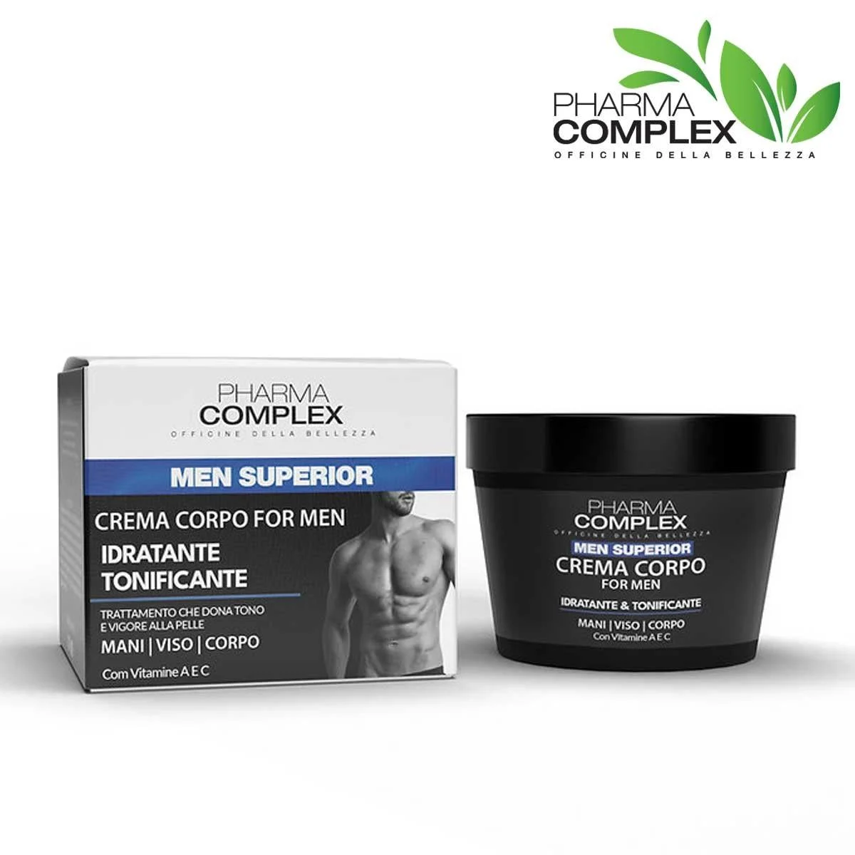 Pharma complex crema corpo uomo da uomo 250 ml