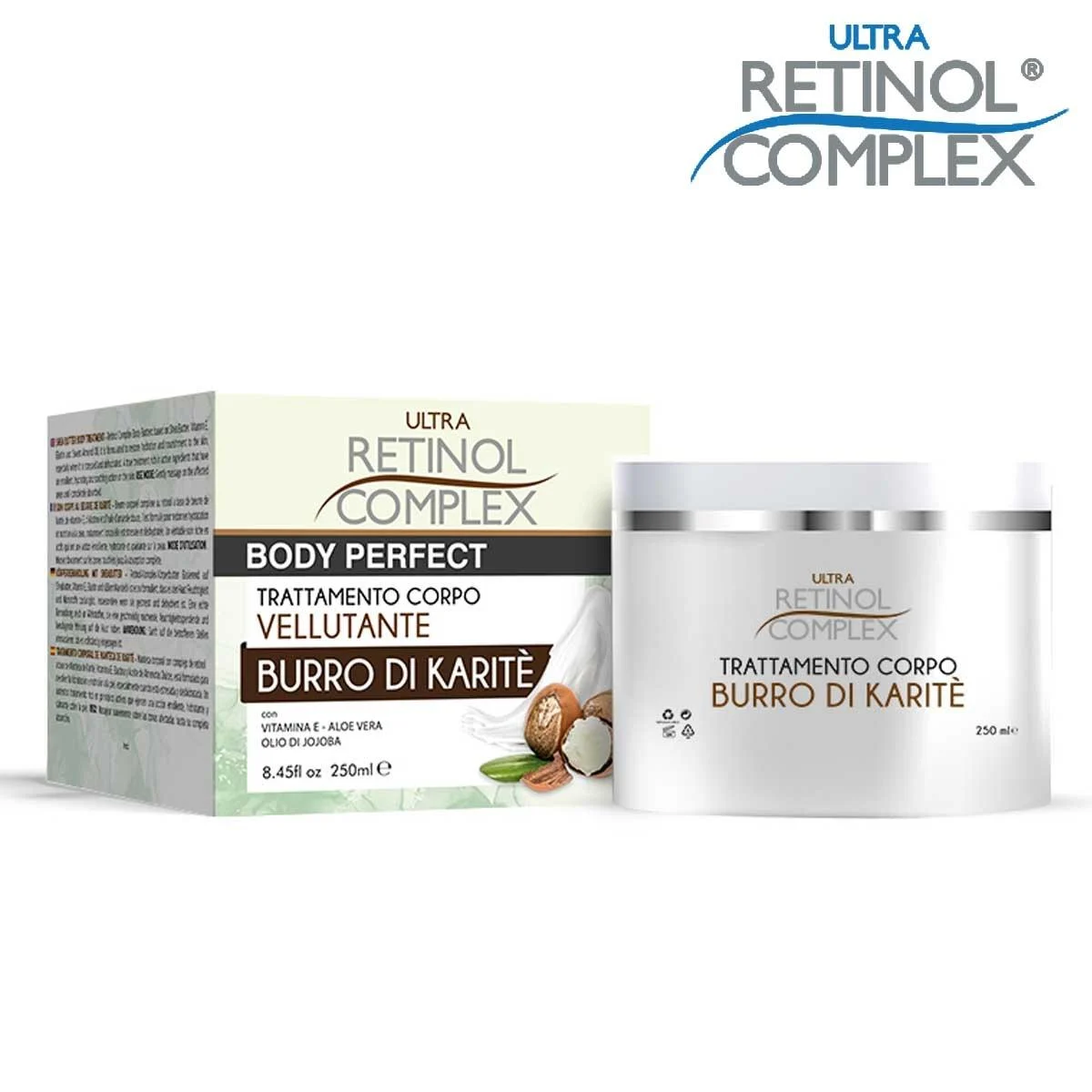 Retinol complex trattamento corpo vellutante burro di karitè 250 ml