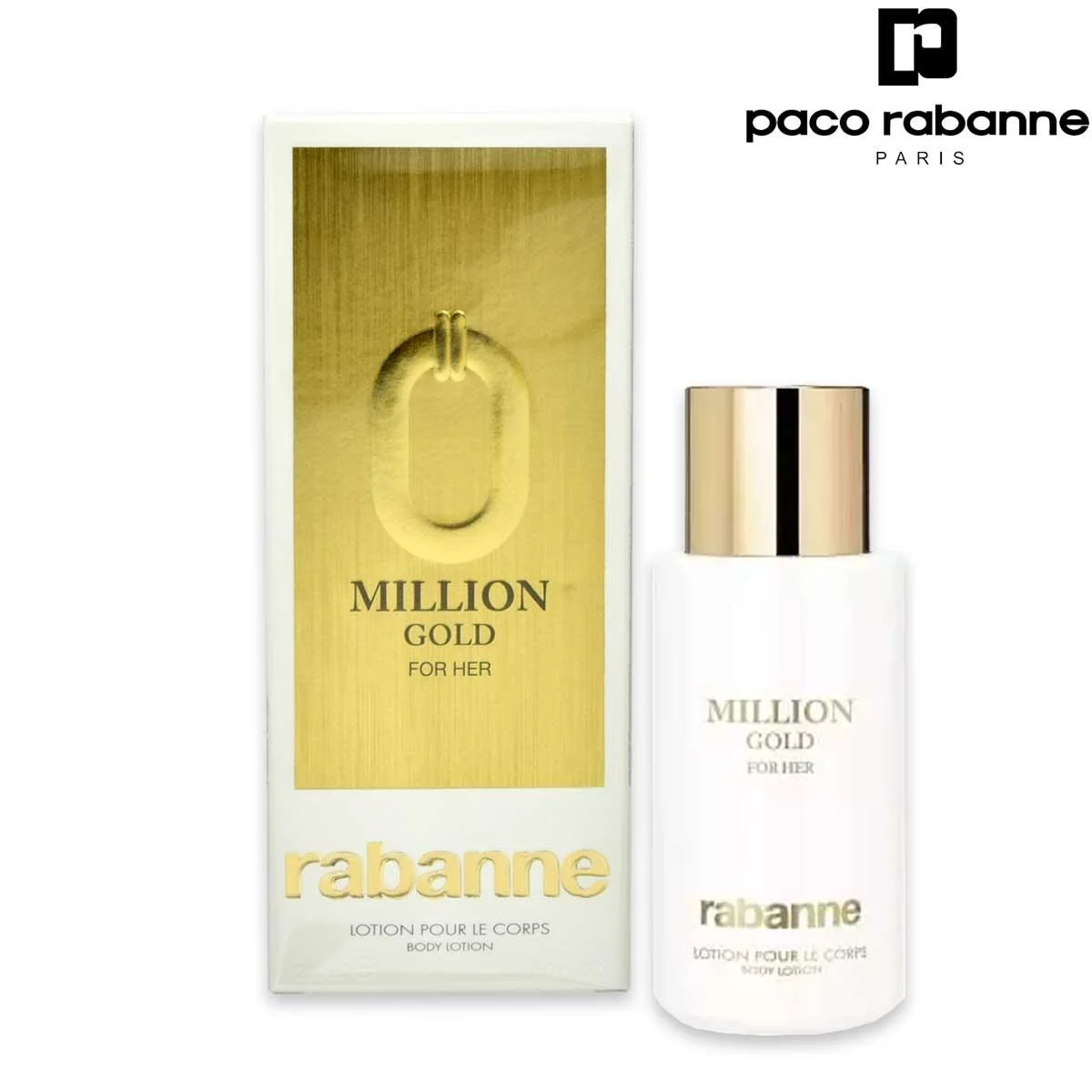 Paco rabanne lady million gold lozione corpo 200 ml