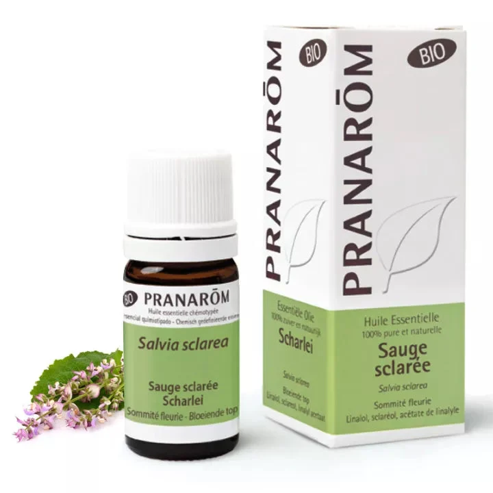Pranarôm Essential Oils Olio essenziale di salvia sclarea biologica 5 ml
