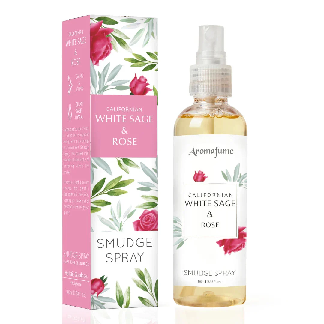 Salvia Bianca e Rosa - Deodorante Spray per Ambienti - Aromafume - 100ml