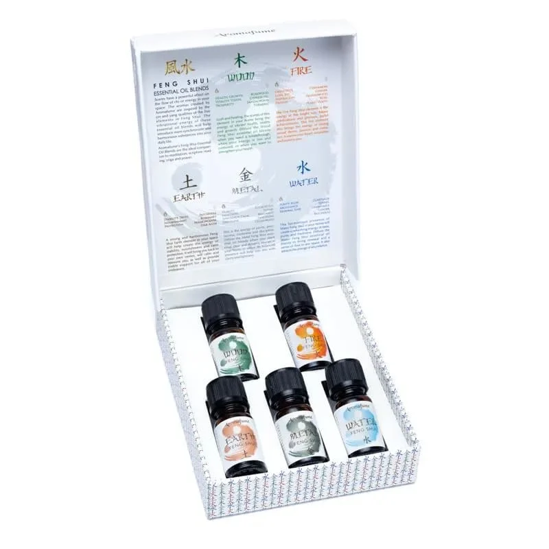 Feng Shui - Set 5 Oli essenziali - Aromafume - 50ml
