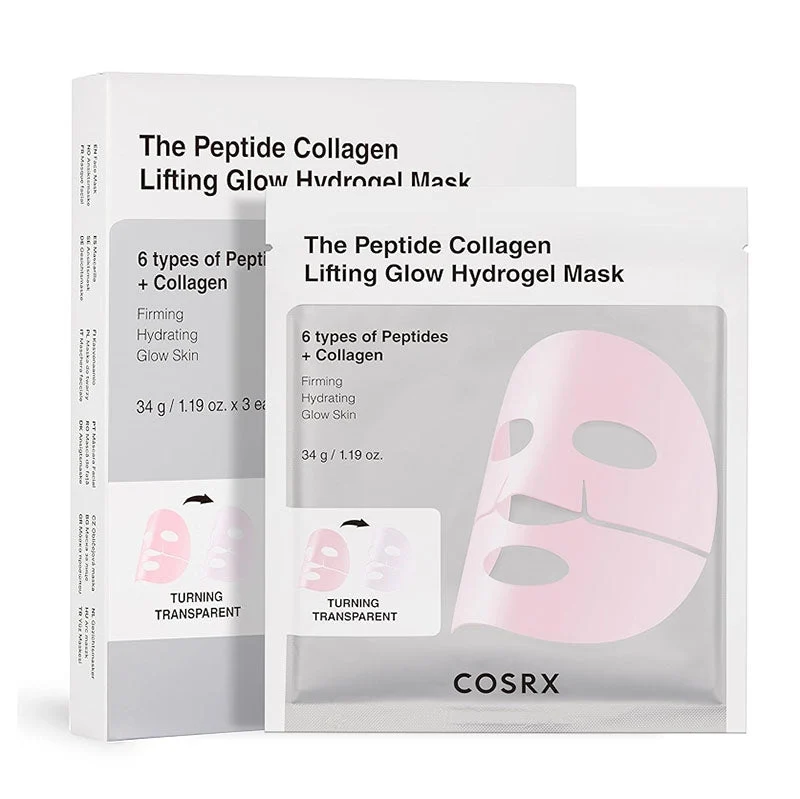 Maschera idrogel lifting e luminosa al collagene peptidico