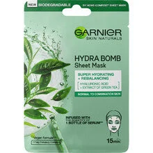 Garnier Maschera super idratante e purificante in tessuto Moisture + Freshness (1 pz)