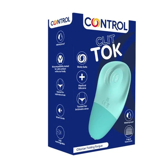 Control Clit Tok Lengua Estimulador Clítoris Recargable 1ud