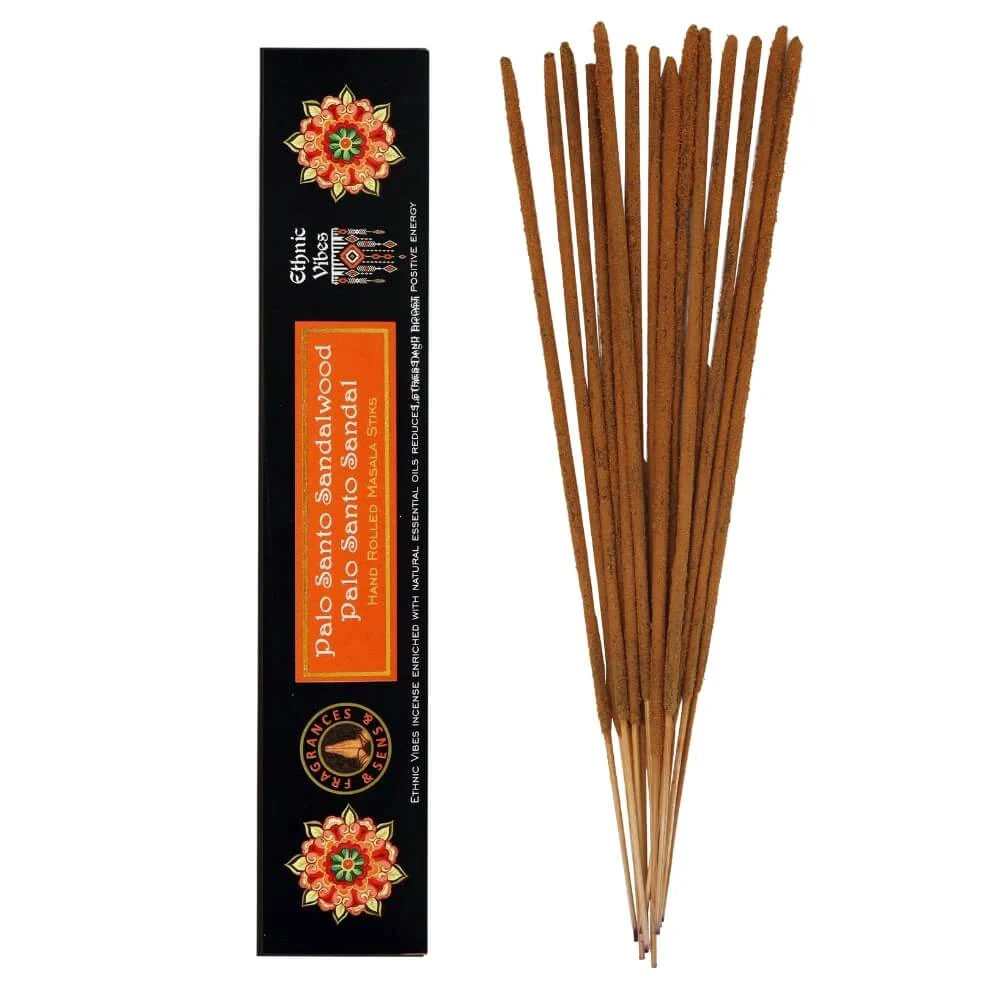Palo Santo e Sandalo - Bastoncini di Incenso - Ethnic Vibes - 15g