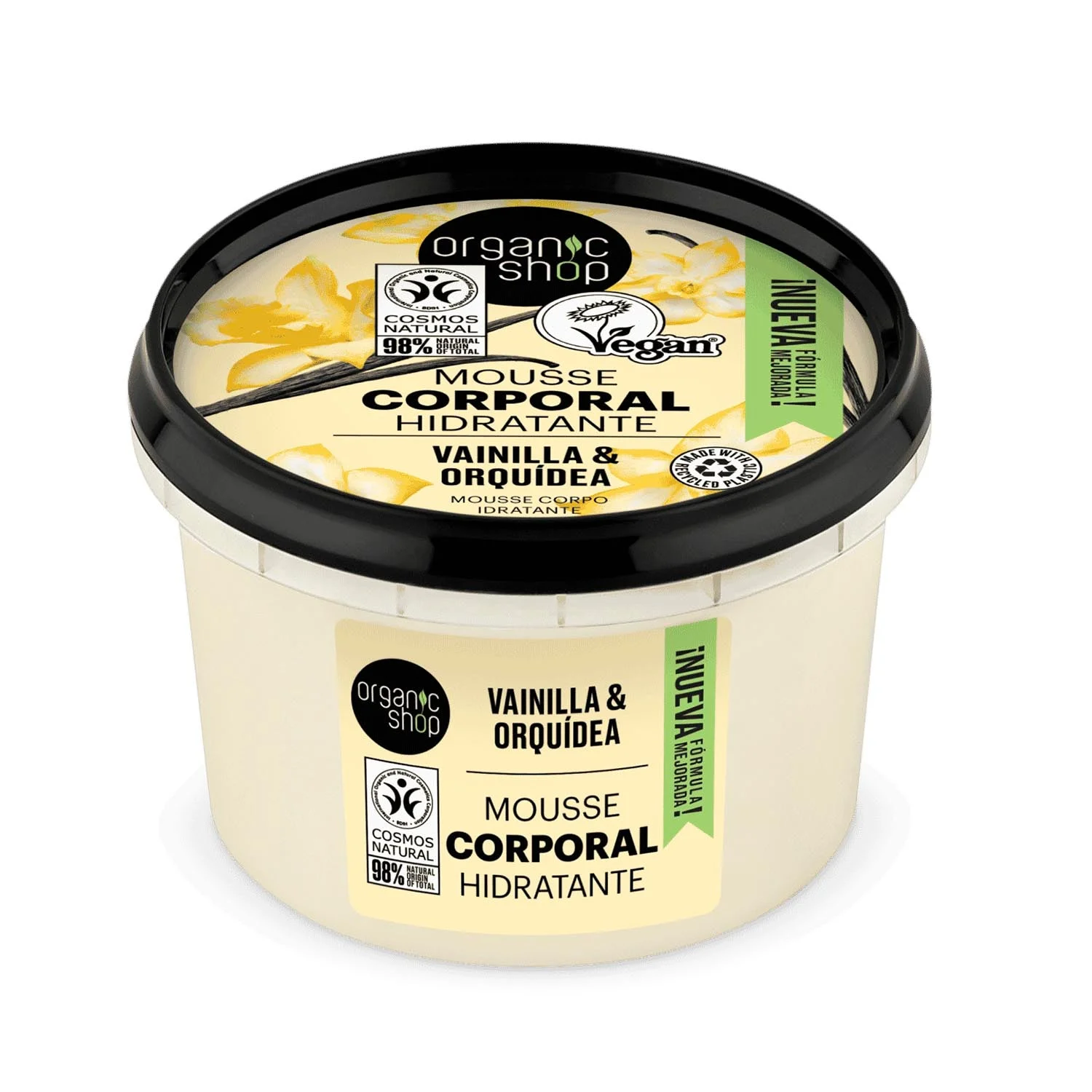 Organic Shop Vanilla Bourbon Mousse Corpo Idratante 250ml