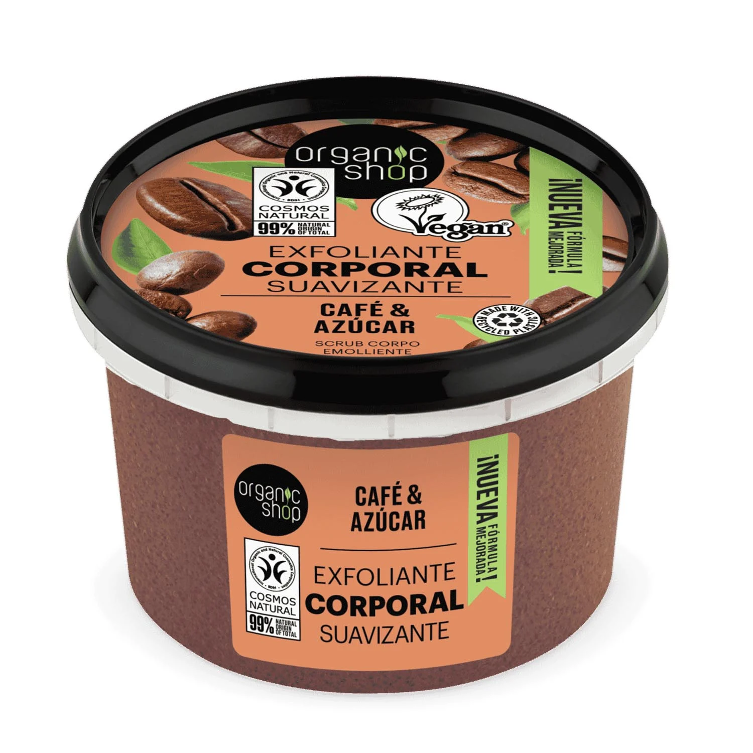 Organic Shop Caffè Esfoliante Corpo Brazilian Cofee