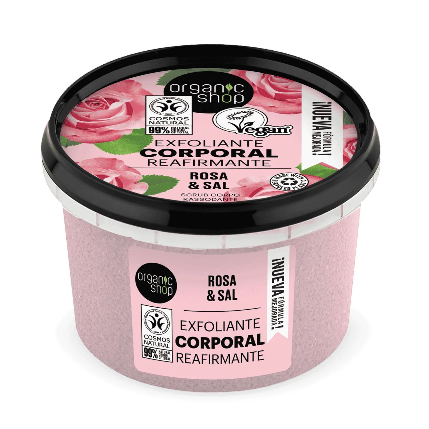 Organic Shop Perla Rosa Scrub Corpo Perla Rosa 250ml