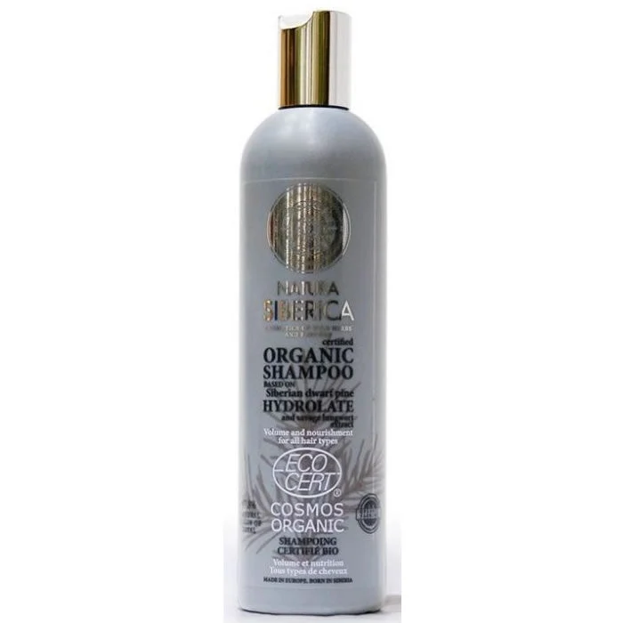 Natura Siberica Shampoo Biologico Certificato Volume e nutriente 400ml
