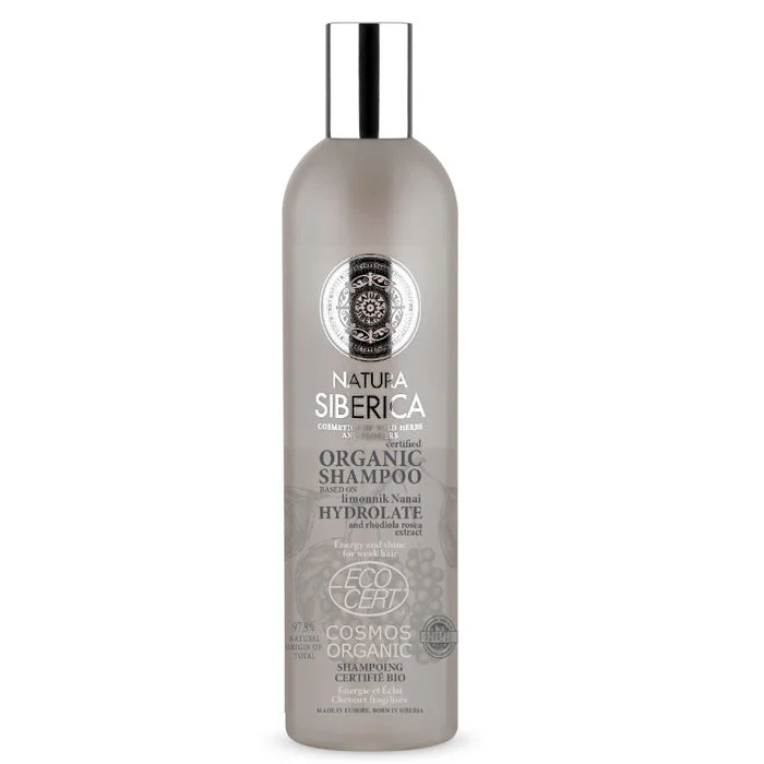 Natura Siberica Shampoo Biologico Certificato Energia e Lucentezza 400ml