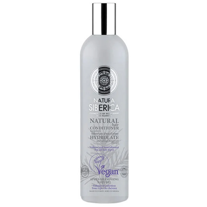 Natura Siberica Balsamo Naturale per Capelli Volume e Nutrimento 400ml