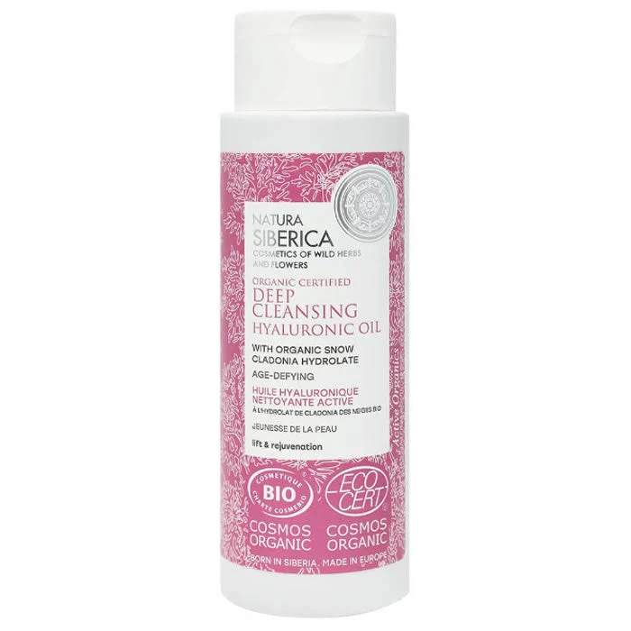 Natura Siberica Olio ialuronico per la pulizia profonda antietà 150ml