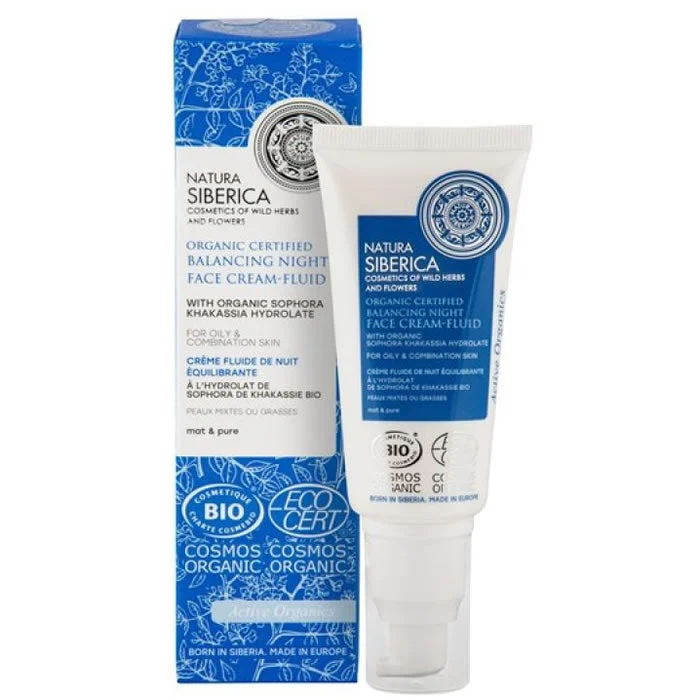 Natura Siberica Crema viso notte Equilibrante Fluido 50ml