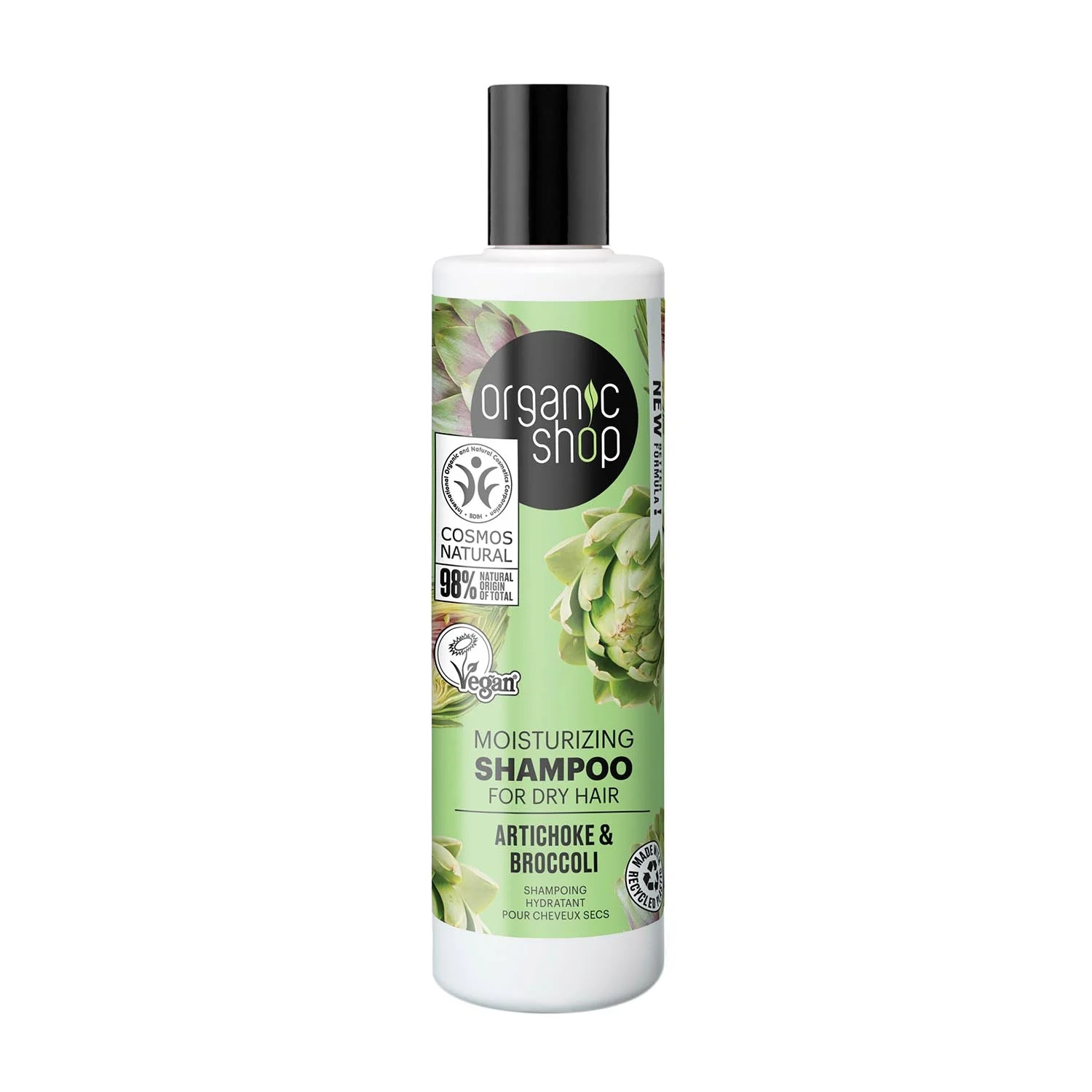 Organic Shop Artichoke Shampoo idratante Capelli Secchi 280ml