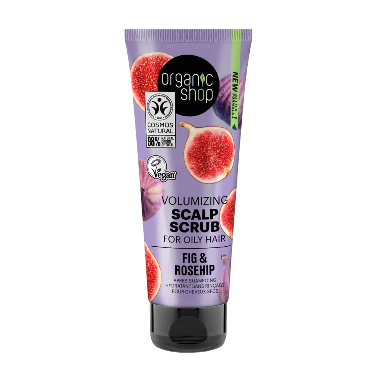 Organic Shop Fig Scrub volumizzante Capelli Grassi 75ml