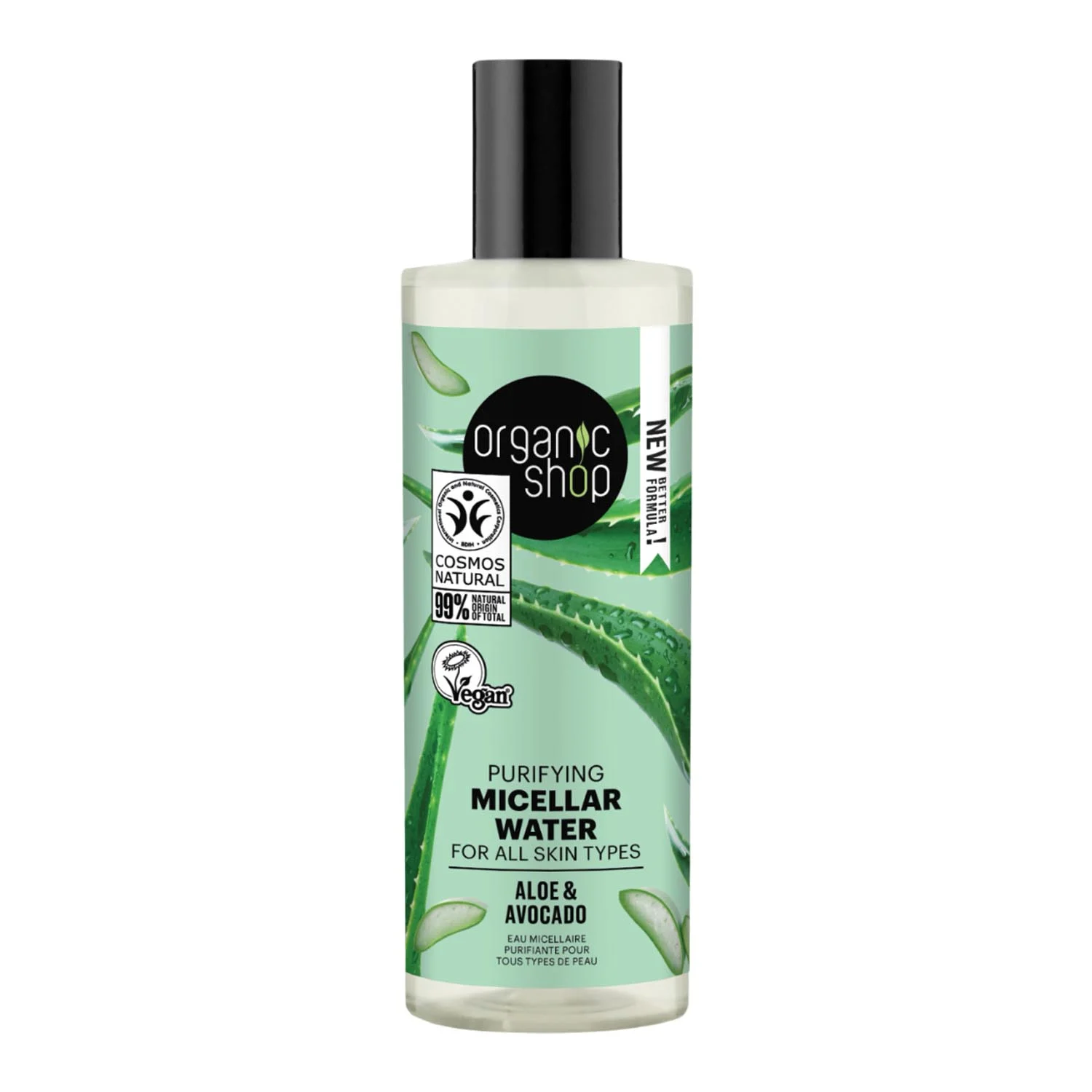 Organic Shop Aloe Acqua Micellare Purificante Tutti i tipi di pelle 150ml