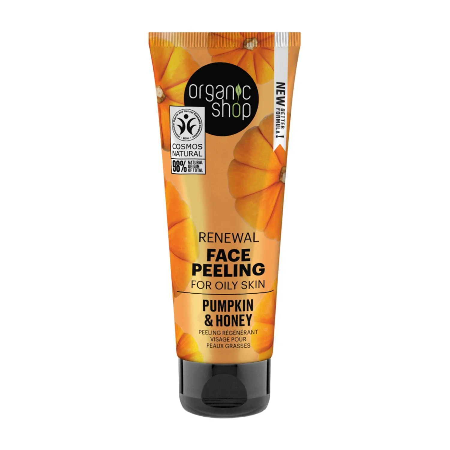 Organic Shop Peeling viso alla zucca per pelle grassa 75 ml