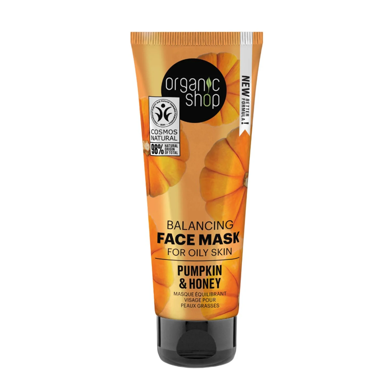 Organic Shop Pumpkin Maschera Viso Pelle Grassa 75ml