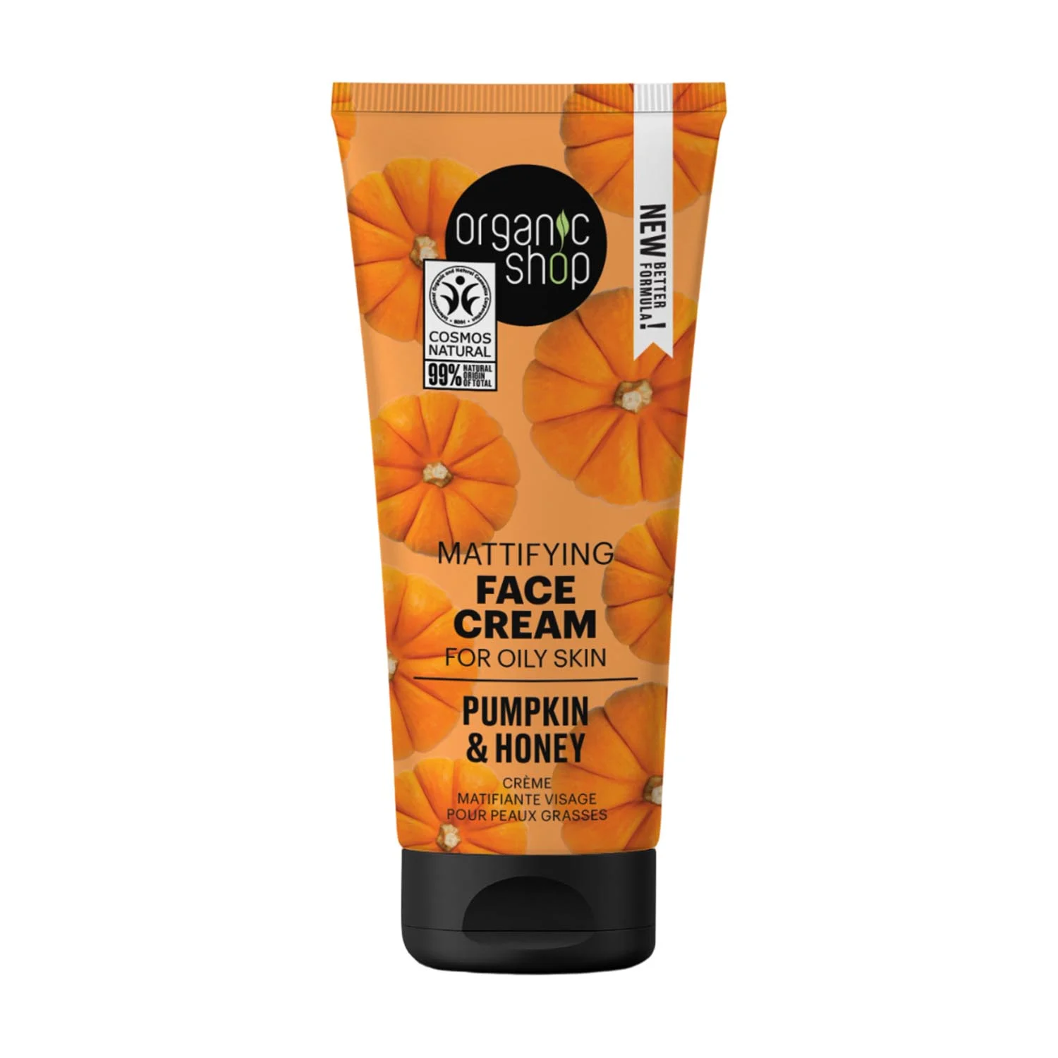 Organic Shop Pumpkin Crema Viso Pelle Grassa 50ml