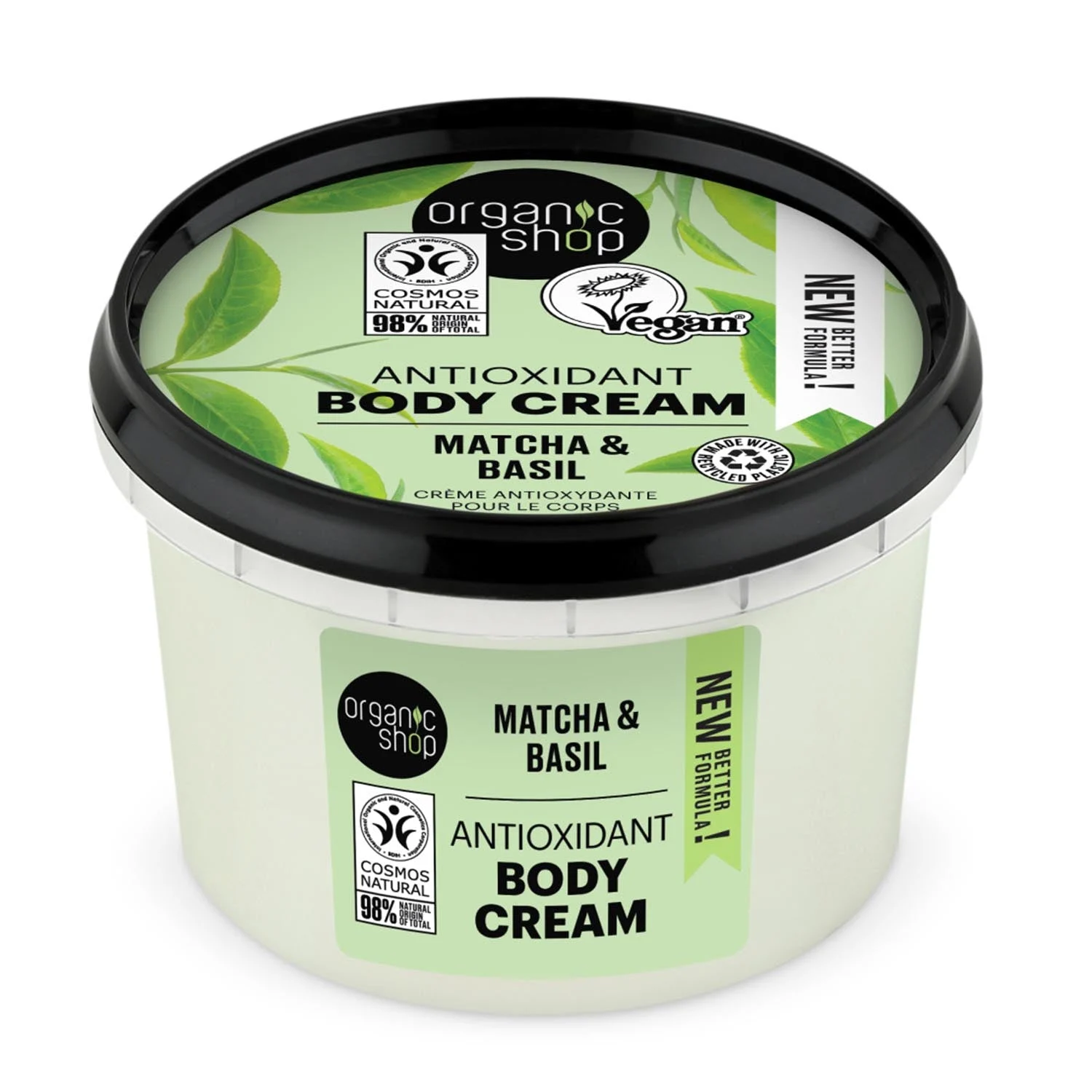 Organic Shop Matcha Crema Corpo Antiossidante 250ml