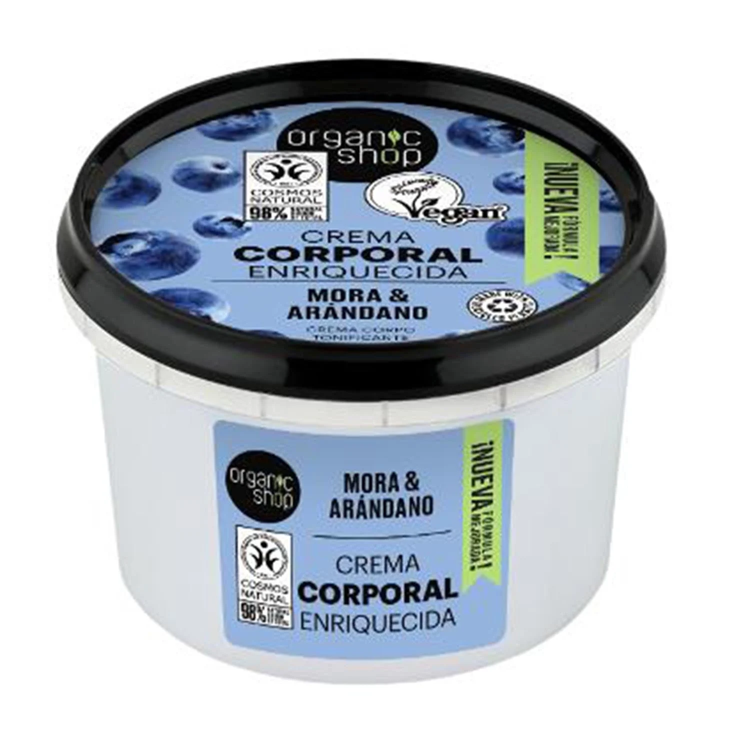 Organic Shop Mora Crema Corpo ricca 250ml