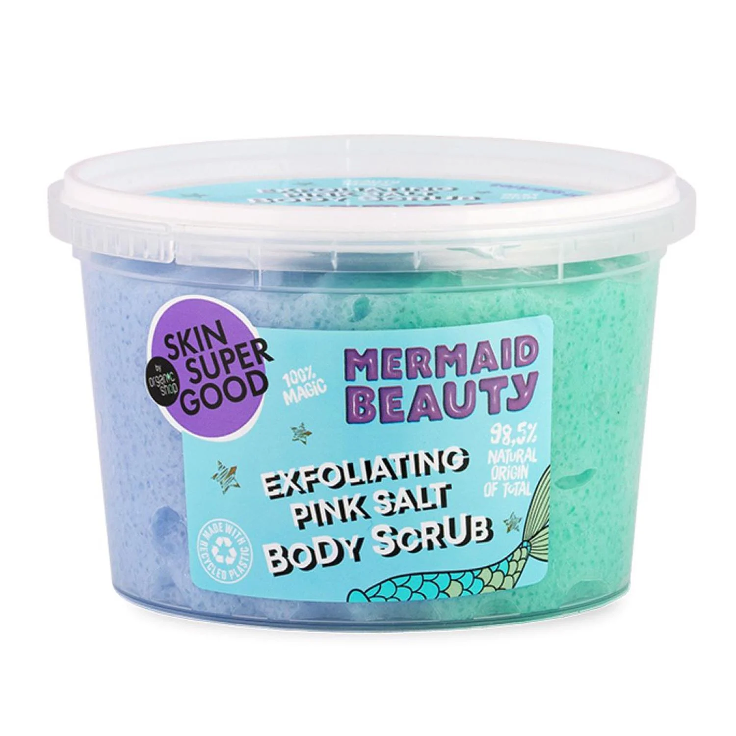 Organic Shop Mermaid Beauty Scrub Corpo Pink Salt 250ml