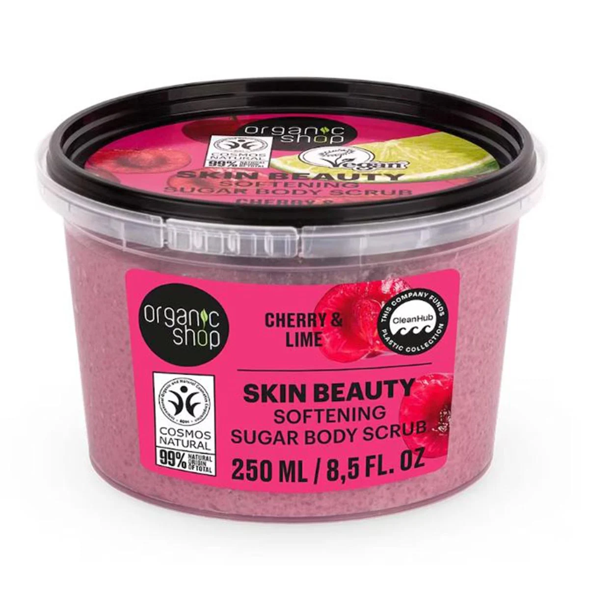 Organic Shop Scrub Corpo Zucchero ciliegia 250ml
