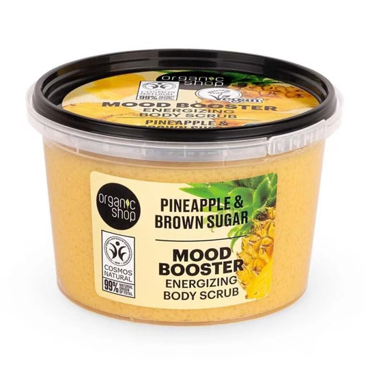 Organic Shop Mood Booster Ananas Esfoliante Corpo Energizzante 250ml