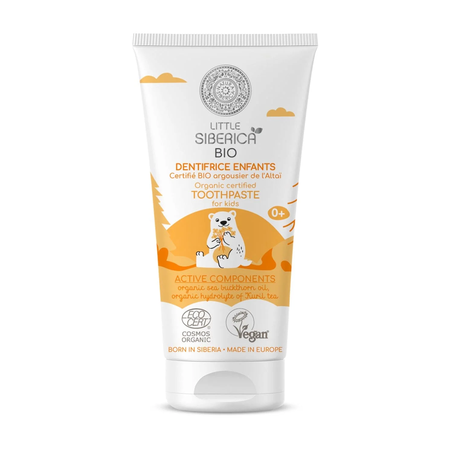 Natura Siberica Little Dentifricio per bambini biologico 60g