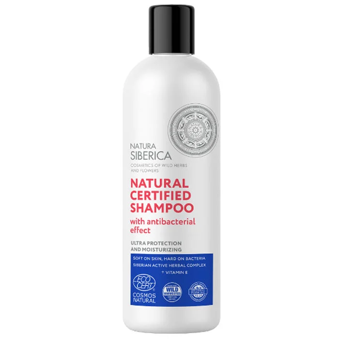 Natura Siberica Shampoo Naturale Certificato con Effetto Antibatterico 400ml