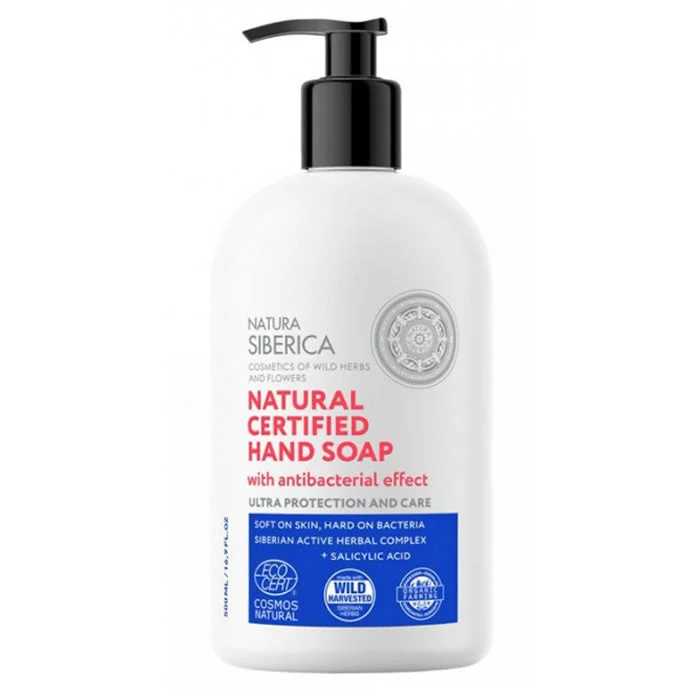 Natura Siberica Sapone Naturale Certificato per le Mani 500ml