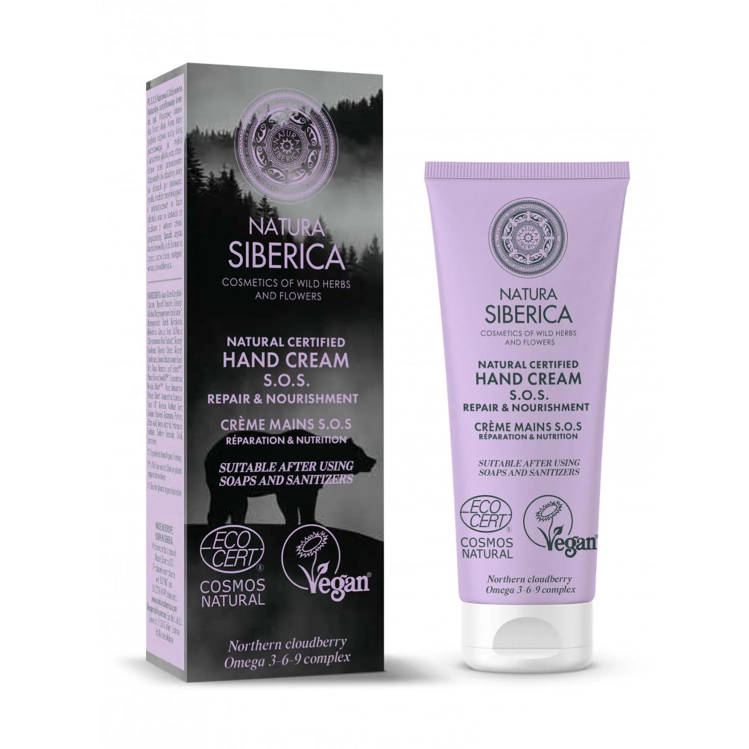 Natura Siberica Sos Crema Mani Riparazione Nutrizione 75ml