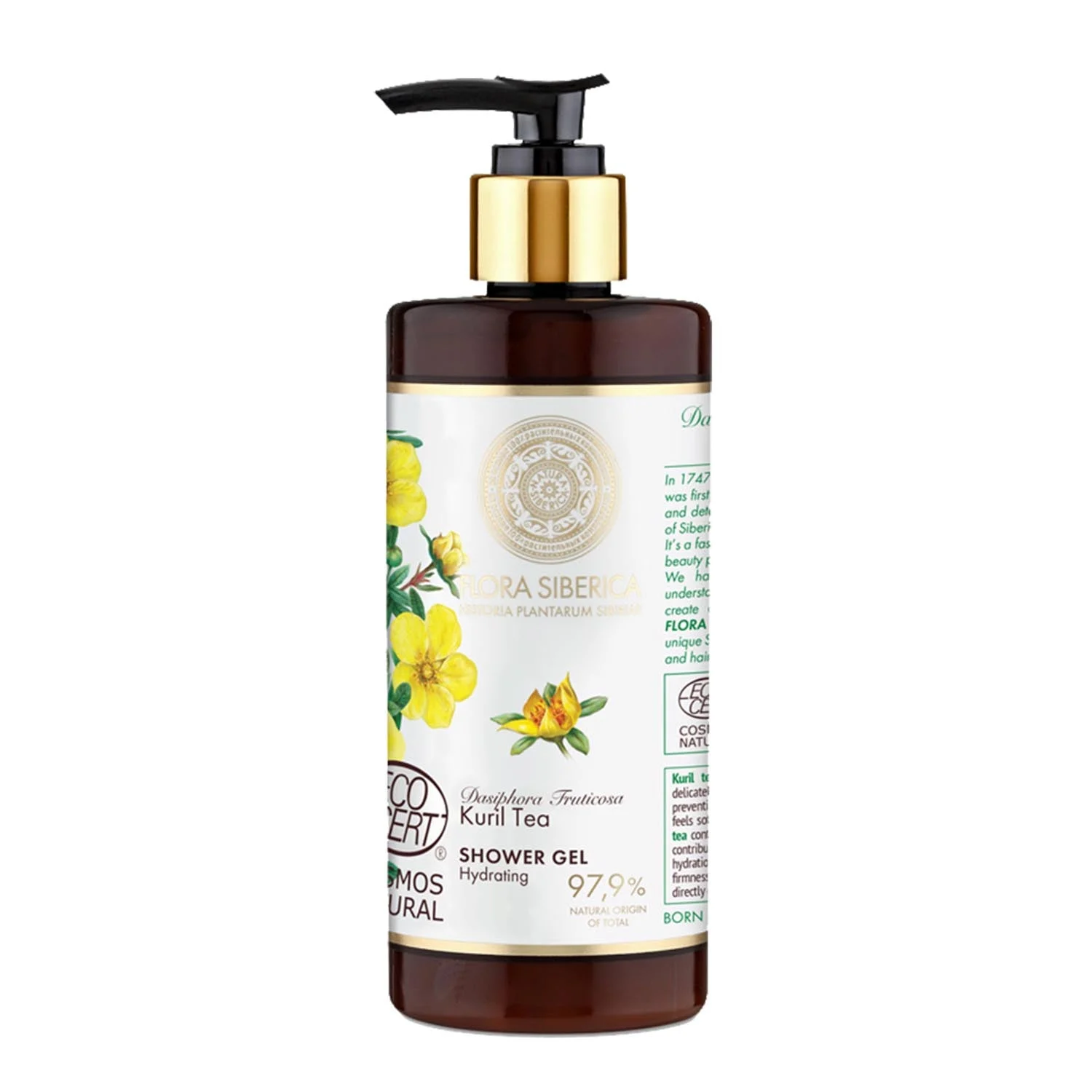 Natura Siberica Flora Siberica Gel da bagno al tè Kuril 300 ml
