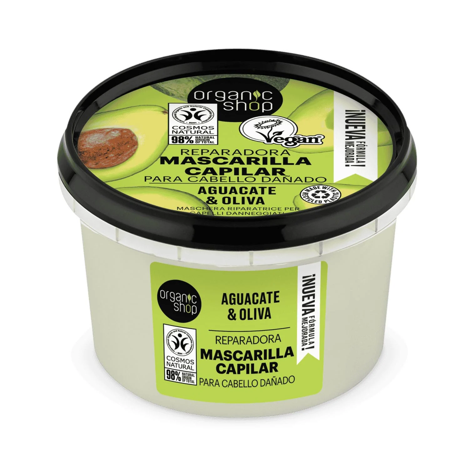Organic Shop Avocado Maschera Capelli Danneggiati 250ml