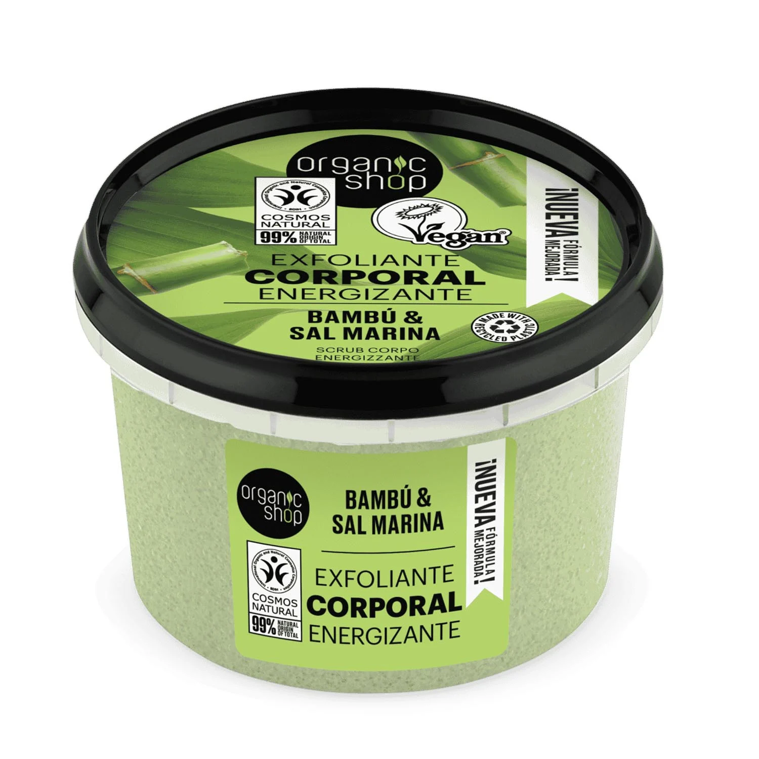 Organic Shop Bambu Esfoliante Corpo Bambu Tropicali
