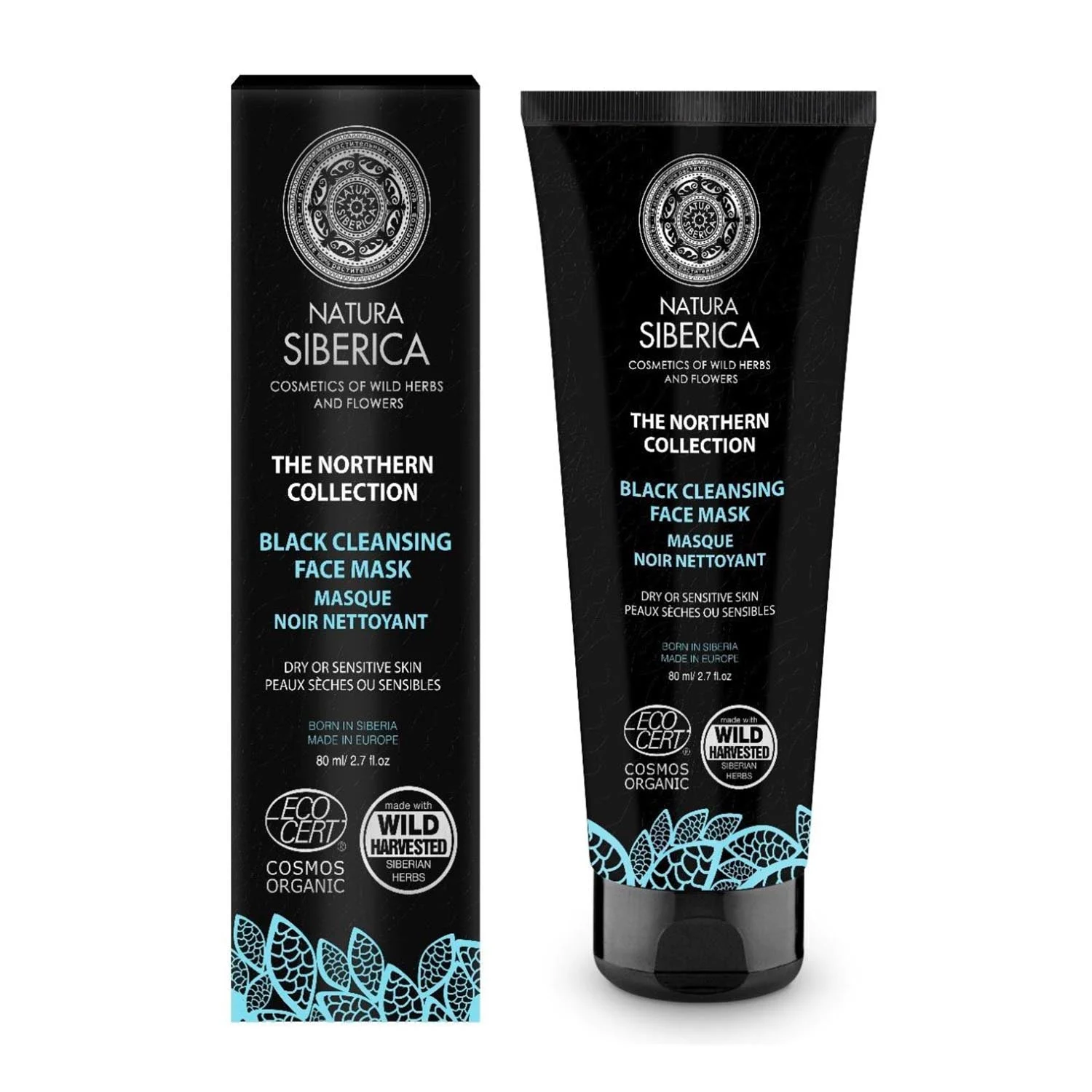 Natura Siberica La Maschera Viso detergente Nera 60ml