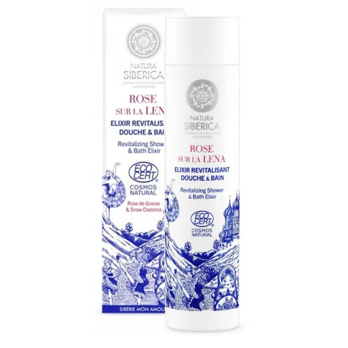 Natura Siberica Lena Rose Elisir Doccia e Bagno Rivitalizzante 200ml