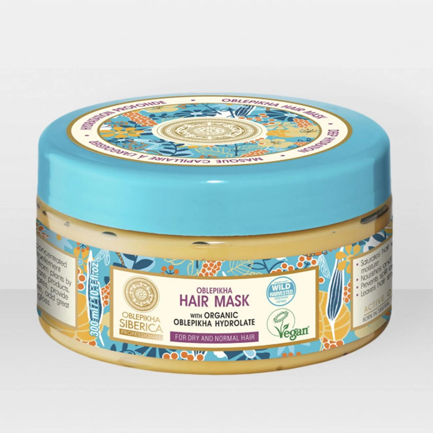 Natura Siberica Oblepikha Maschera per capelli secchi e normali 300ml