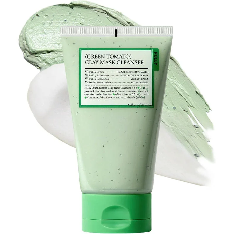 Maschera detergente all'argilla e pomodoro verde 120 ml