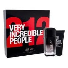 Carolina herrera 212 VIP Men Black eau de parfum box regalo 100 ml e Gel 212 VIP Men Black 100 ml