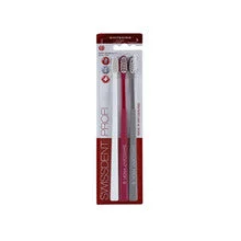 Swissdent Spazzolino da denti sbiancante Trio Soft 2 + 1 GRATIS (bianco + rosa + grigio)