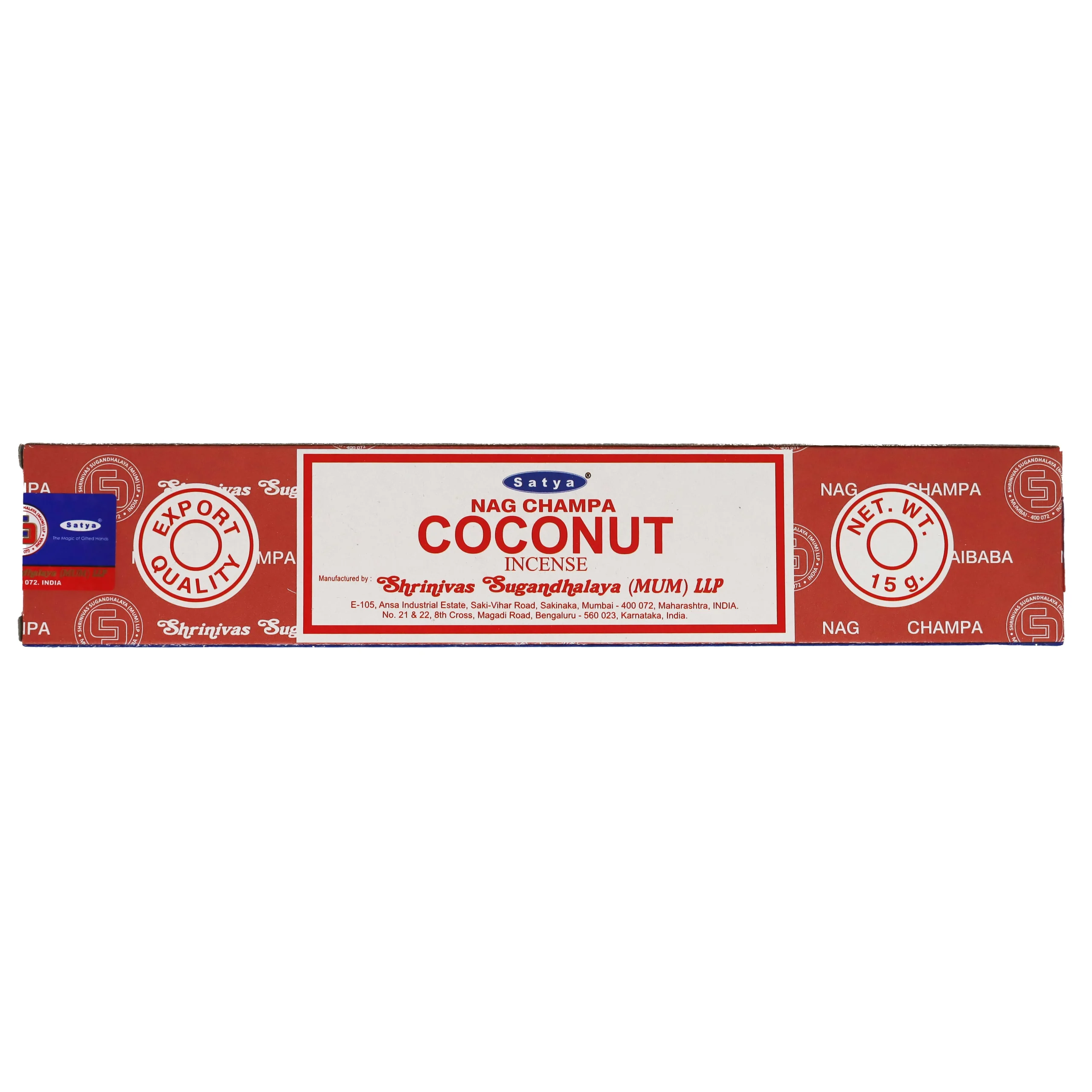 Cocco - Bastoncini d'incenso - Satya Sai Baba - 15g