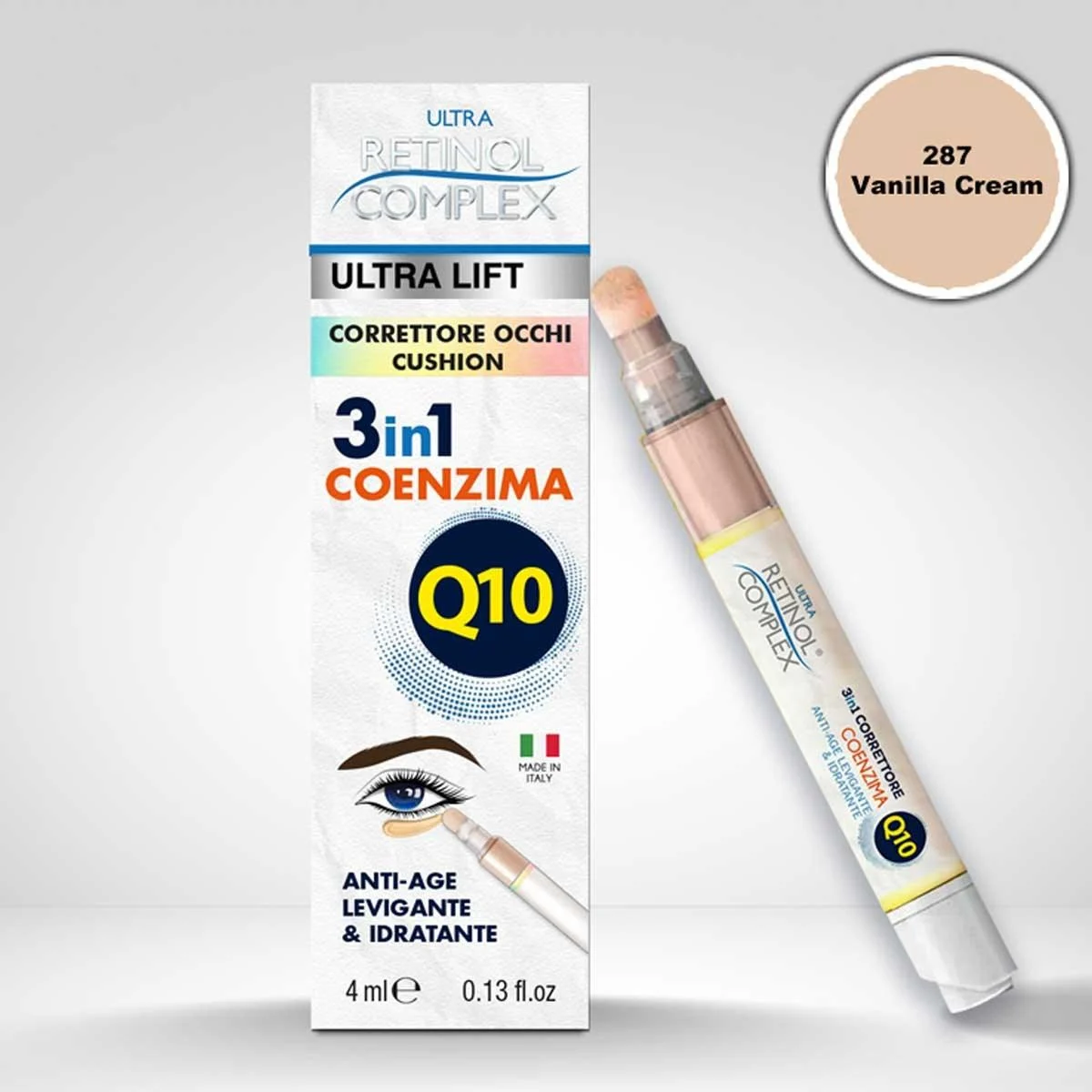 Retinol complex correttore occhi 287 vanilla cream 3 in 1 coenzima q10 4ml