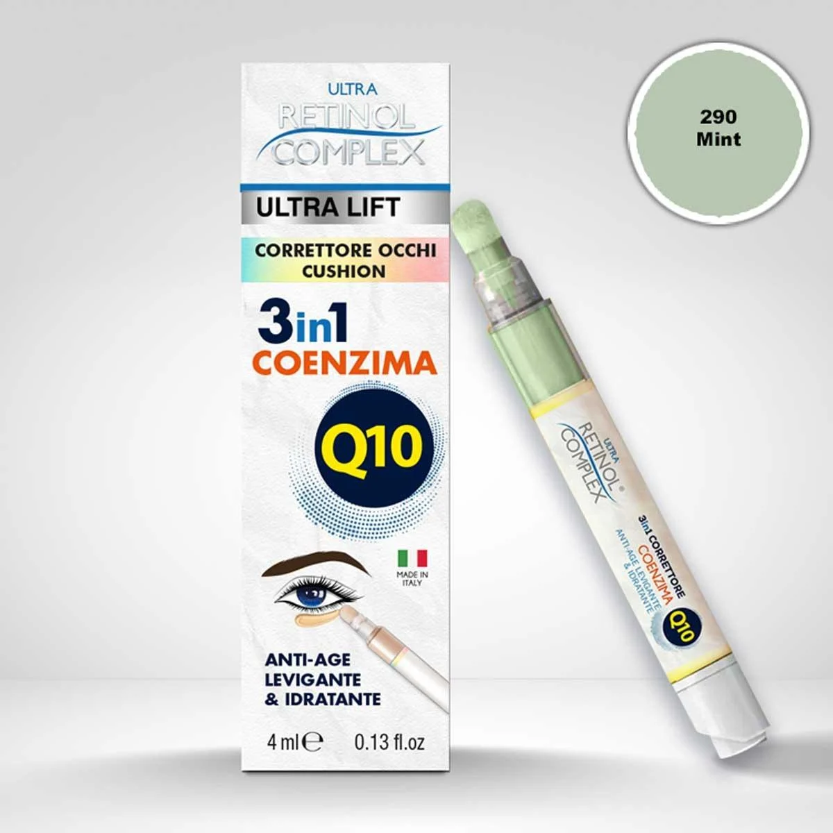 Retinol complex correttore occhi 290 mint 3 in 1 coenzima q10 4ml