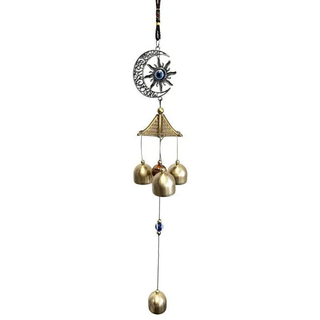 Campanello contro il malocchio Luna e Sole - 46cm